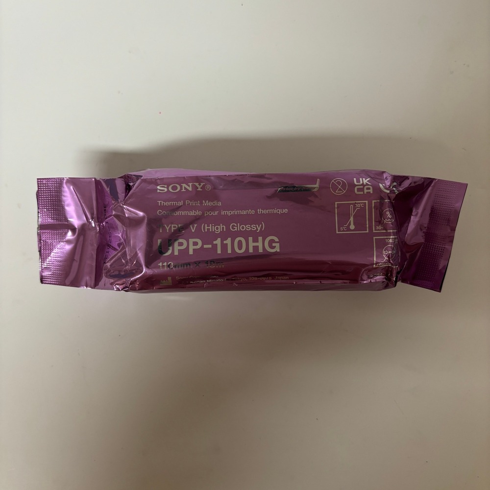 Sony UPP-110HG Thermal Print Media Type V High Glossy 110mm x 18m Roll Japan